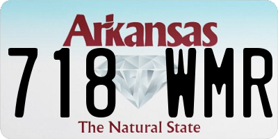 AR license plate 718WMR