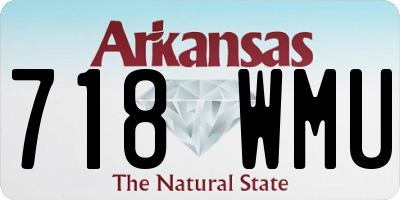 AR license plate 718WMU