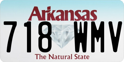 AR license plate 718WMV