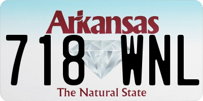 AR license plate 718WNL