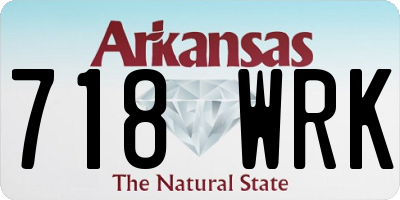 AR license plate 718WRK