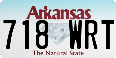 AR license plate 718WRT