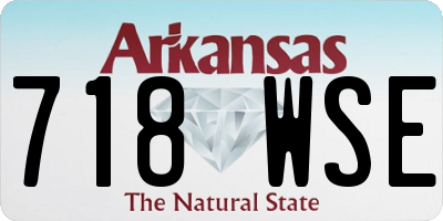 AR license plate 718WSE