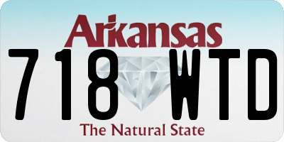 AR license plate 718WTD