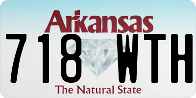 AR license plate 718WTH