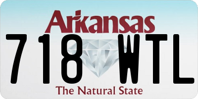 AR license plate 718WTL