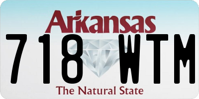 AR license plate 718WTM