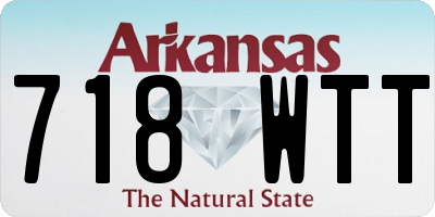 AR license plate 718WTT