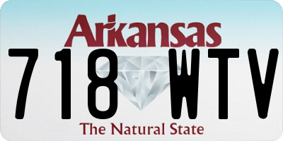 AR license plate 718WTV
