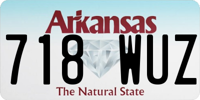 AR license plate 718WUZ