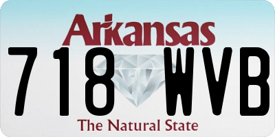 AR license plate 718WVB