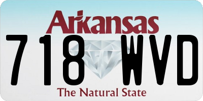 AR license plate 718WVD