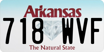 AR license plate 718WVF