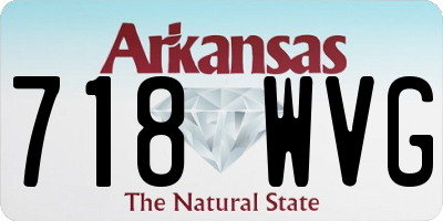 AR license plate 718WVG