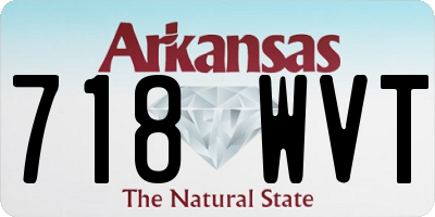 AR license plate 718WVT