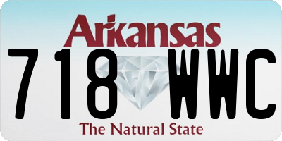 AR license plate 718WWC