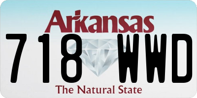 AR license plate 718WWD