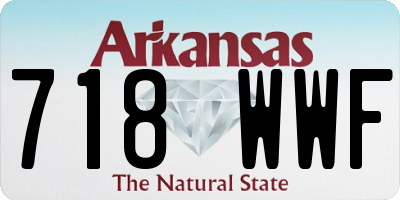 AR license plate 718WWF