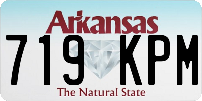 AR license plate 719KPM