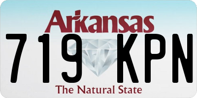 AR license plate 719KPN