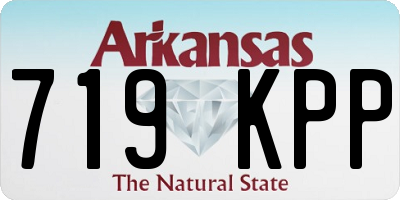 AR license plate 719KPP