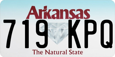 AR license plate 719KPQ