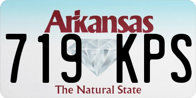 AR license plate 719KPS