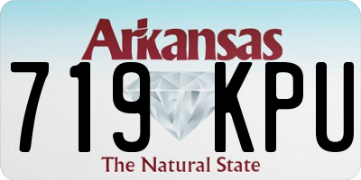 AR license plate 719KPU