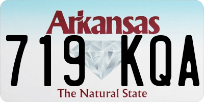 AR license plate 719KQA