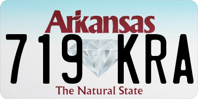 AR license plate 719KRA