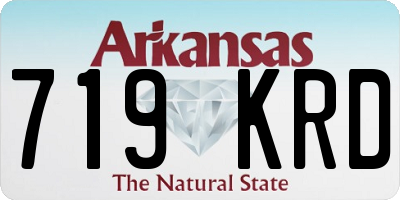 AR license plate 719KRD