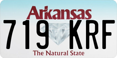 AR license plate 719KRF