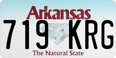 AR license plate 719KRG