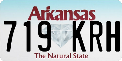 AR license plate 719KRH