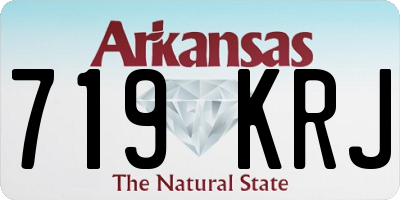 AR license plate 719KRJ