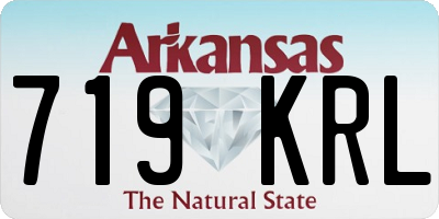 AR license plate 719KRL