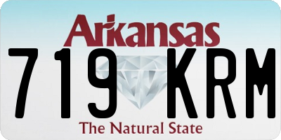 AR license plate 719KRM