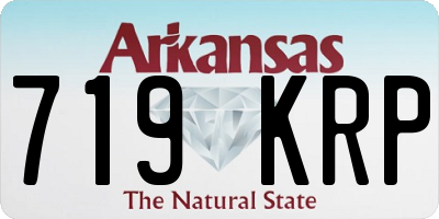 AR license plate 719KRP