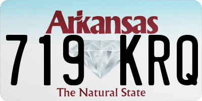 AR license plate 719KRQ
