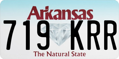 AR license plate 719KRR