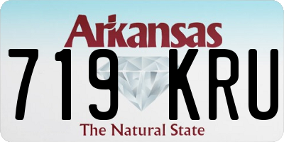 AR license plate 719KRU