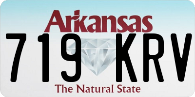 AR license plate 719KRV