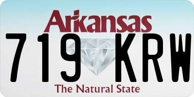 AR license plate 719KRW