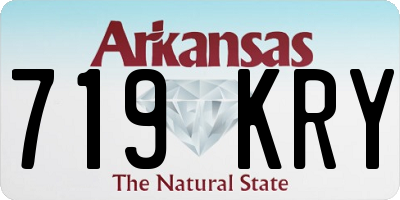 AR license plate 719KRY