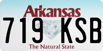AR license plate 719KSB