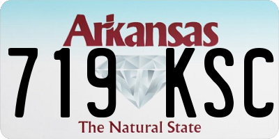AR license plate 719KSC