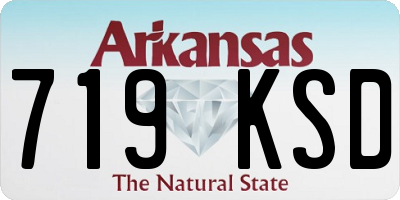 AR license plate 719KSD