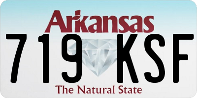 AR license plate 719KSF
