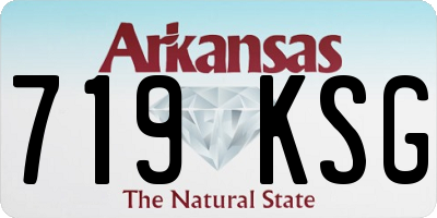 AR license plate 719KSG