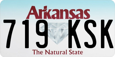 AR license plate 719KSK